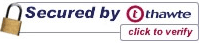 This site has chosen a Thawte Certificate to improve Web site security